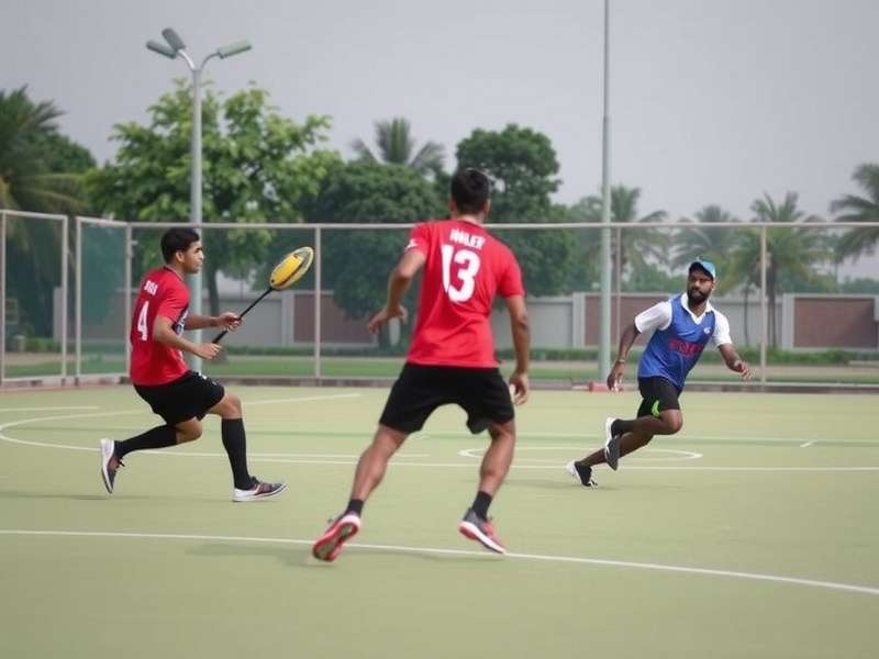 Ahmedabad Handball Stars gameplay showing team management and player development interface